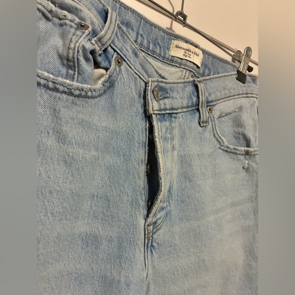 Abercrombie & Fitch 90’s style dad high rise jeans 27/4R - Picture 9 of 14